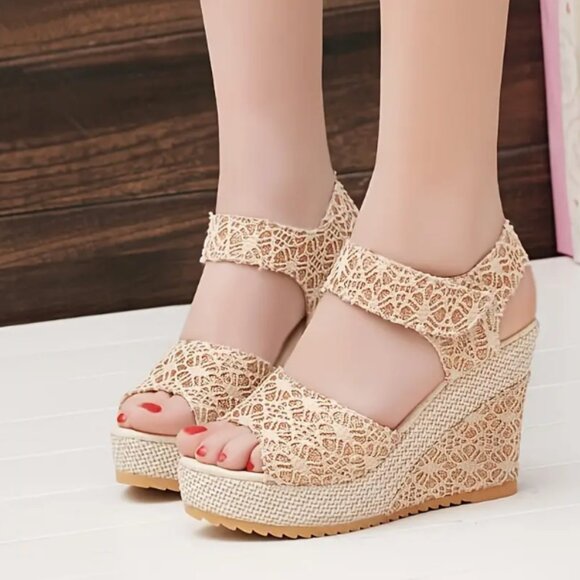 Platforme Wedge Sandals - Picture 3 of 5